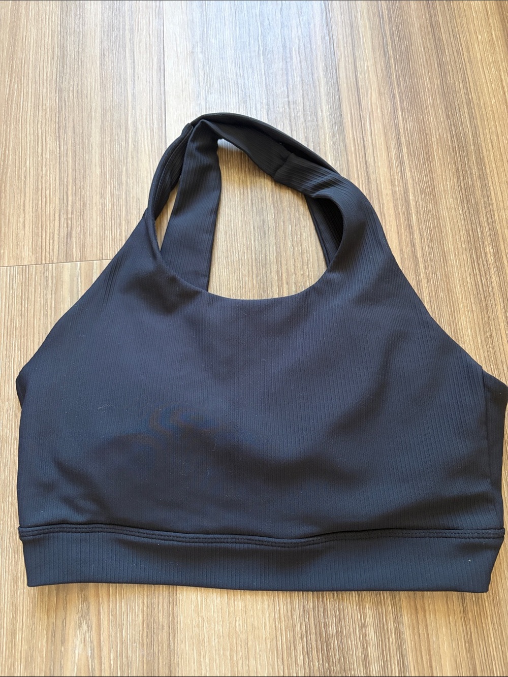Black Halter Sports Bra